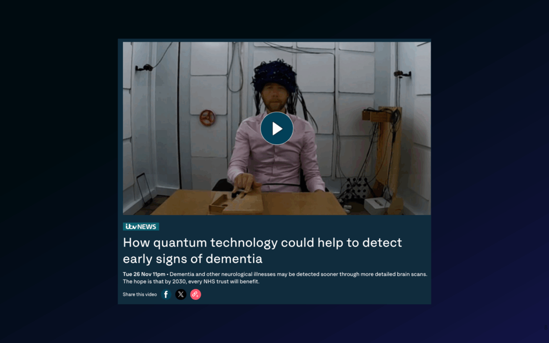 How quantum technology could help to detect early signs of dementia